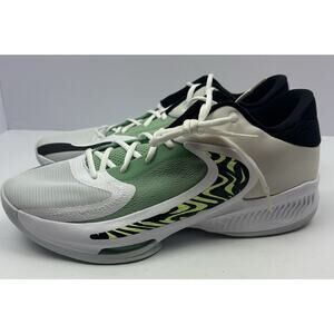 Nike Zoom Freak 4 Shoes Mens Size 13 White Green Giannis Basketball DJ6149-100